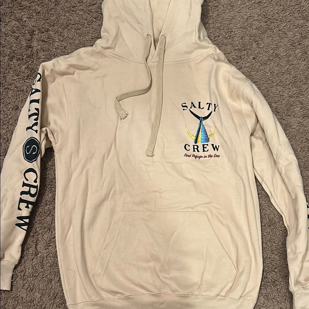 Salty Crew Cream Sweater with Cozy Knit Design